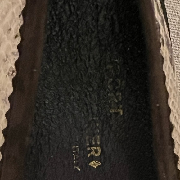 DONALD J PLINER SPORT Danie Snakeskin & Rhinestone Buckle Driver Loafer, size 8 - Picture 8 of 9